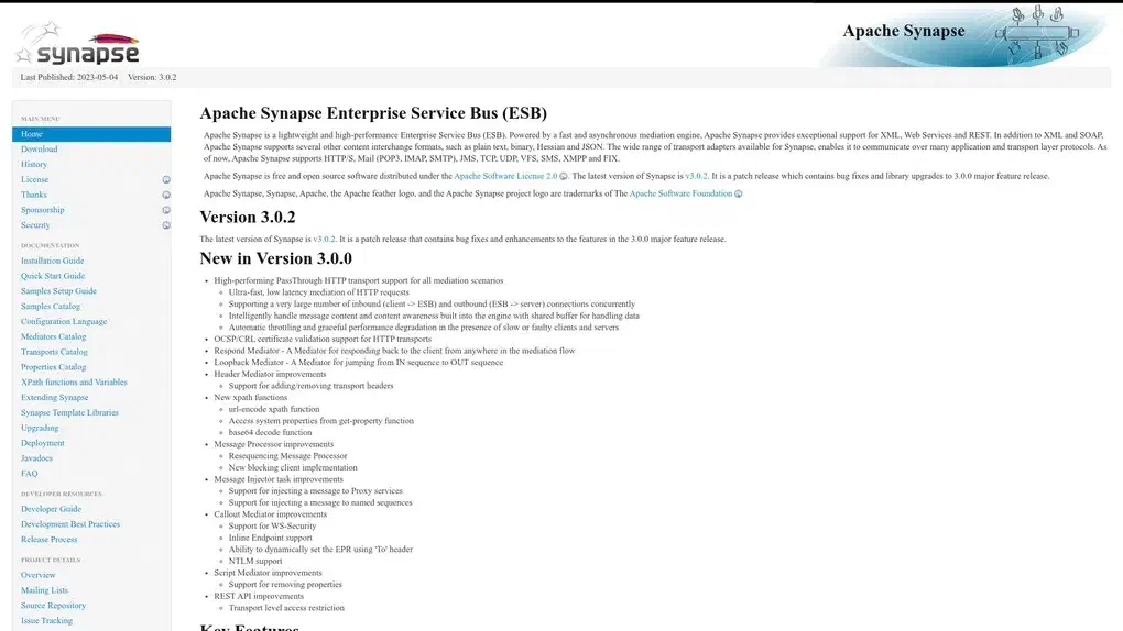 Apache Synapse - Uptime Club