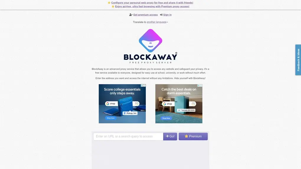 BlockAway screenshot