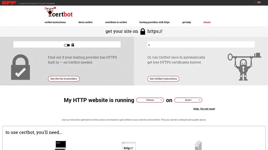 Certbot - Uptime Club