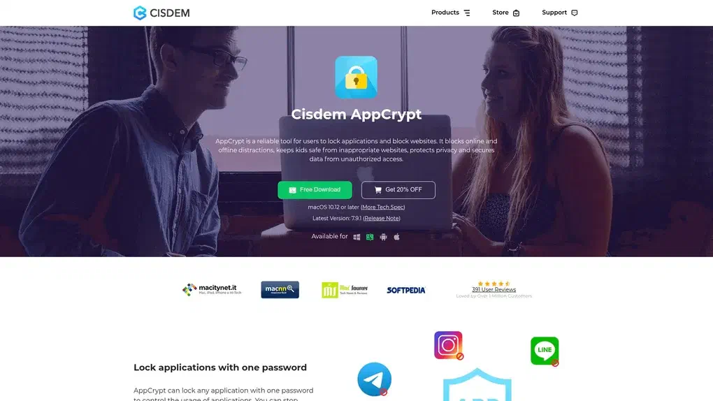 Cisdem AppCrypt screenshot