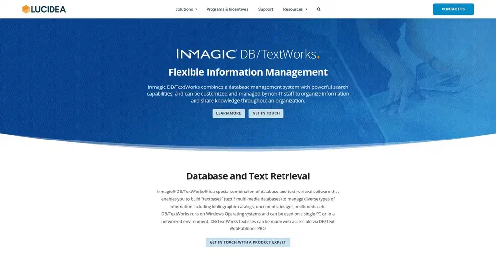Inmagic DBTextWorks - Uptime Club