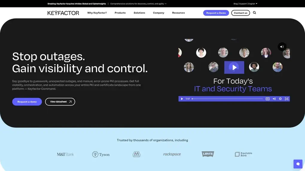 Keyfactor Command screenshot