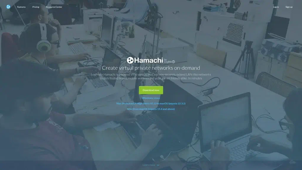 LogMeIn Hamachi screenshot
