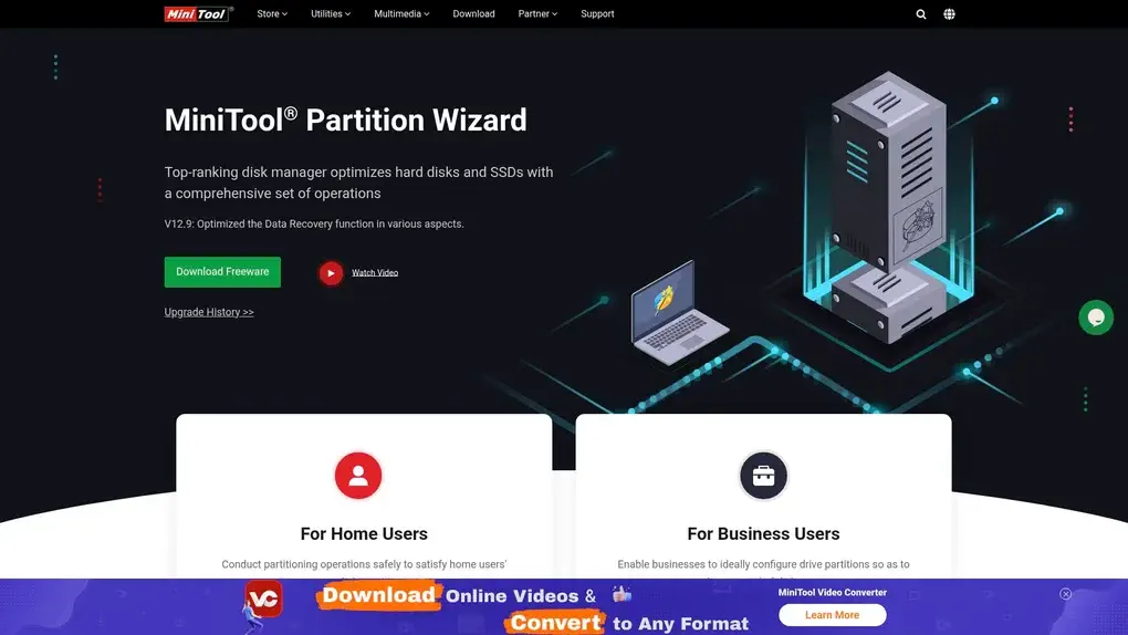 MiniTool Partition Wizard screenshot