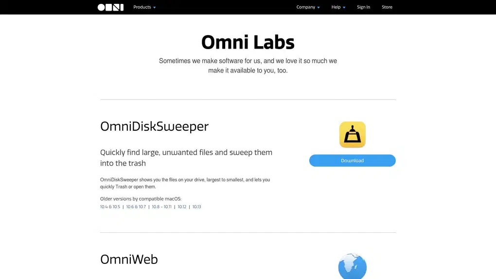 OmniDiskSweeper screenshot