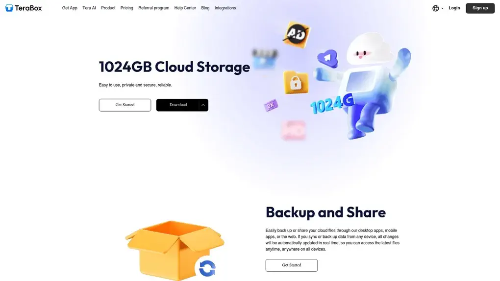 TeraBox screenshot