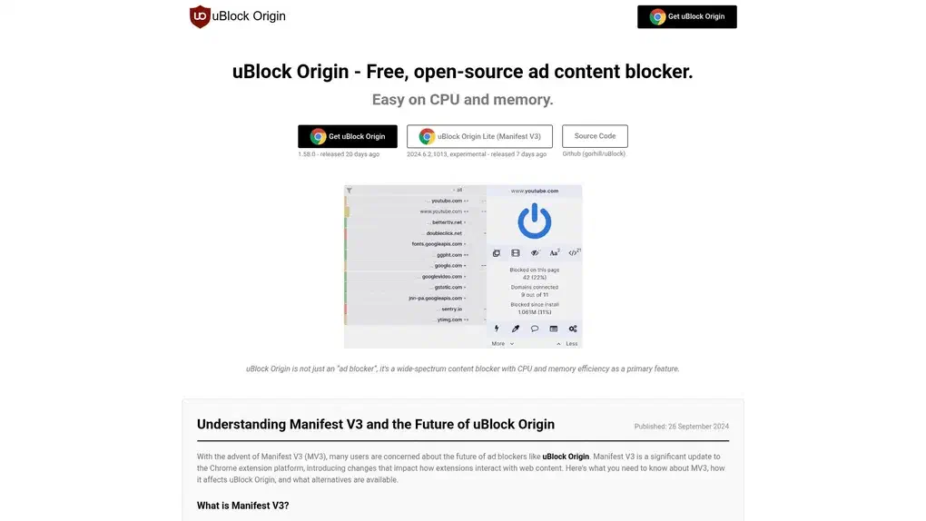 uBlock Origin - Uptime Club