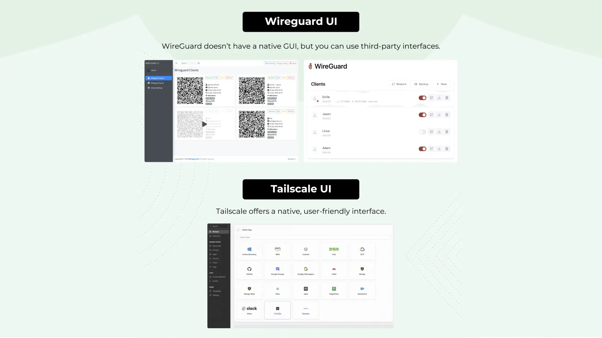 Tailscale vs. WireGuard